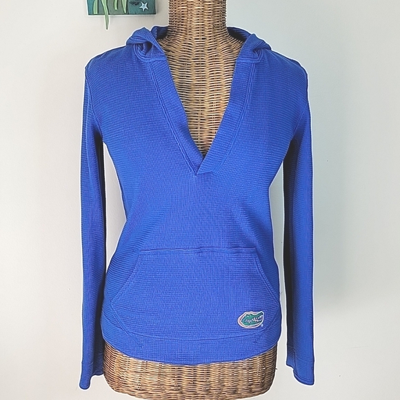 Nike Florida Gators Waffle Knit Thermal Hoodie szM  BinP - Picture 1 of 9